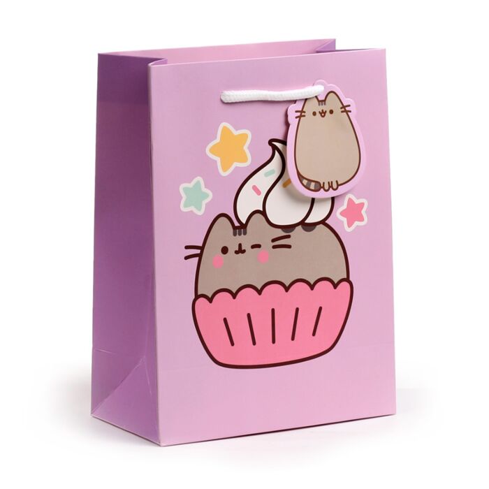 Ajándéktasak 17x9x23cm - Pusheen Macska Muffin