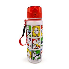 Kulacs 600ml, Csőrös, Ütésálló - Asterix, Obelix & Idefix Comic