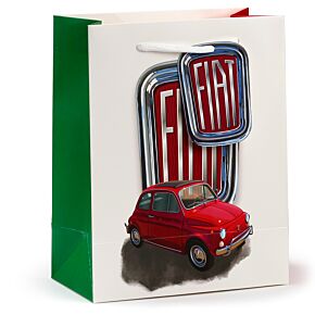 Ajándéktasak 17x9x23cm - Fiat 500