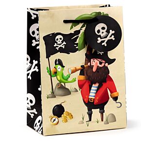 Ajándéktasak 17x9x23cm - Jolly Rogers Kalózok