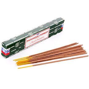 01472 Füstölő Pálcák, Satya - Nag Champa - Patchouli Erdő - 12db