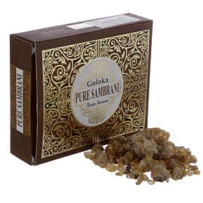 Füstölő Gyanta, Goloka - Pure Sambrani - 30g