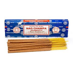 01426 Füstölő Pálcák, Satya Sai Baba - Nag Champa - Agarbatti - 100g